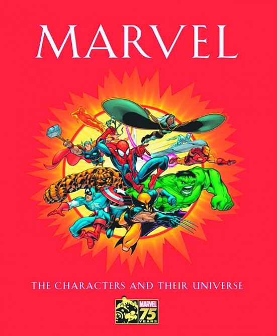 MARVEL 75 YEARS CHARACTERS & THEIR UNIVERSE HC