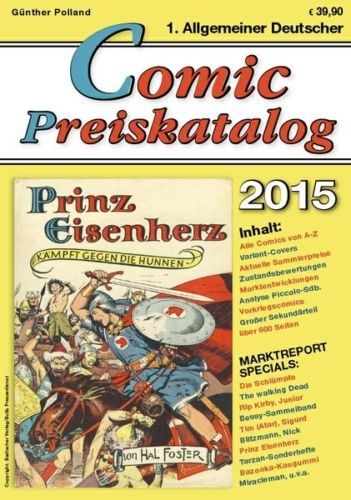 COMIC PREISKATALOG 2015 (HARDCOVER) COMIC PREISKATALOG 2015 (HARDCOVER)