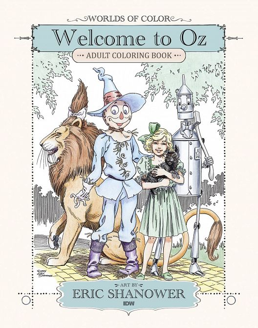 WORLDS OF COLOR WELCOME TO OZ ADULT COLORING BOOK TP