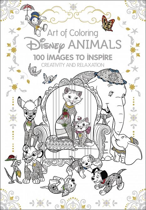 ART OF COLORING DISNEY ANIMALS HC