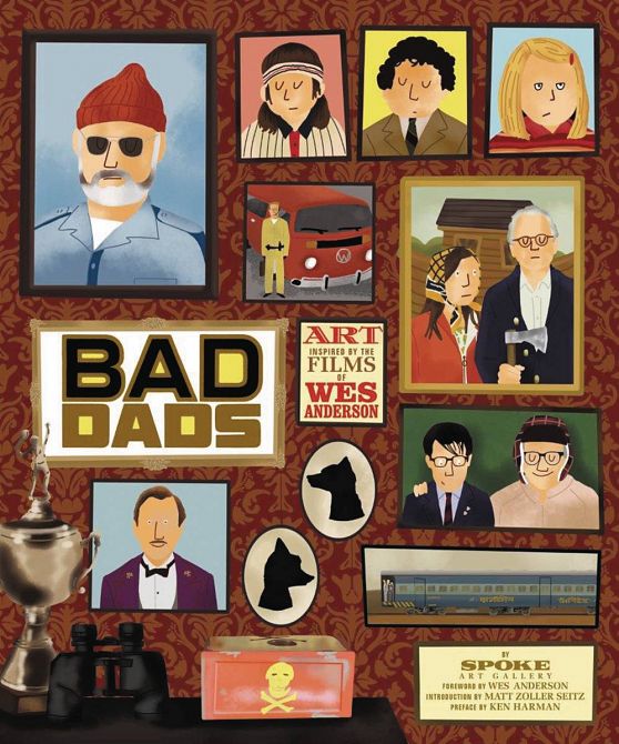 BAD DADS ART INSPIRED BY FILMS WES ANDERSON HC