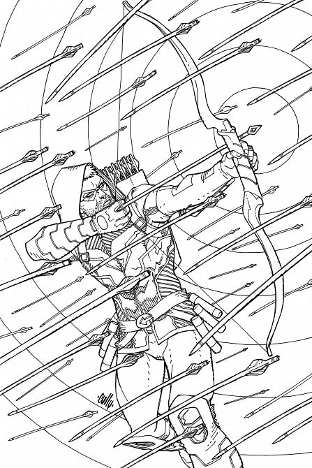 GREEN ARROW AN ADULT COLORING BOOK TP