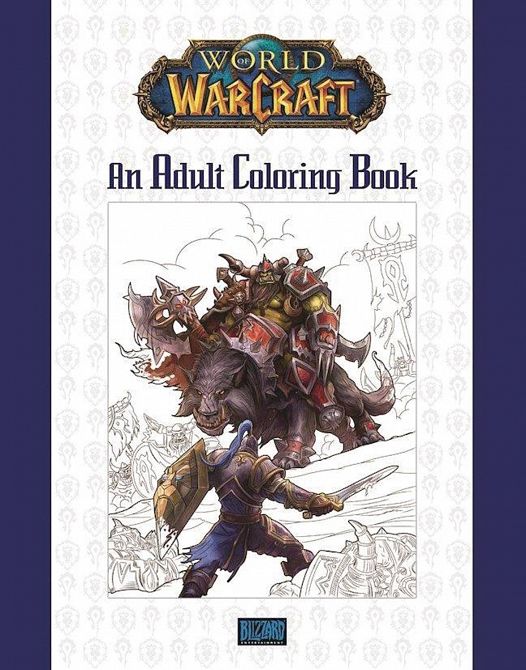 WORLD OF WARCRAFT ADULT COLORING BOOK SC