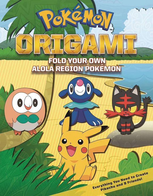 POKEMON ORIGAMI SC FOLD YOUR OWN ALOLA REGION POKEMON