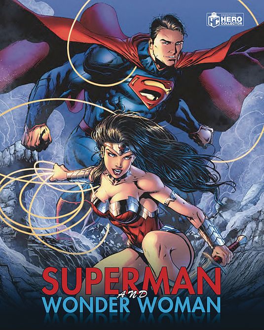 SUPERMAN AND WONDER WOMAN HC W COLLECTIBLES