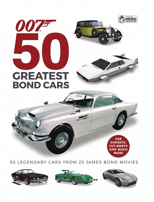 JAMES BOND 50 GREATEST BOND CARS HC