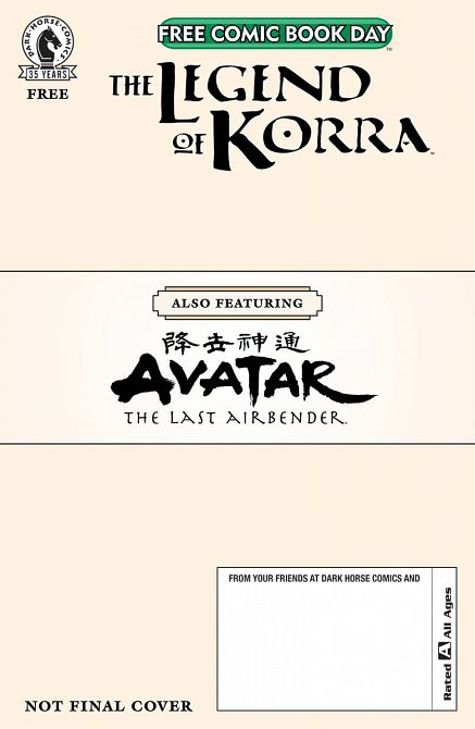 FCBD 2021 AVATAR LAST AIRBENDER LEGEND OF KORRA FCBD 2021 AVATAR LAST AIRBENDER LEGEND OF KORRA