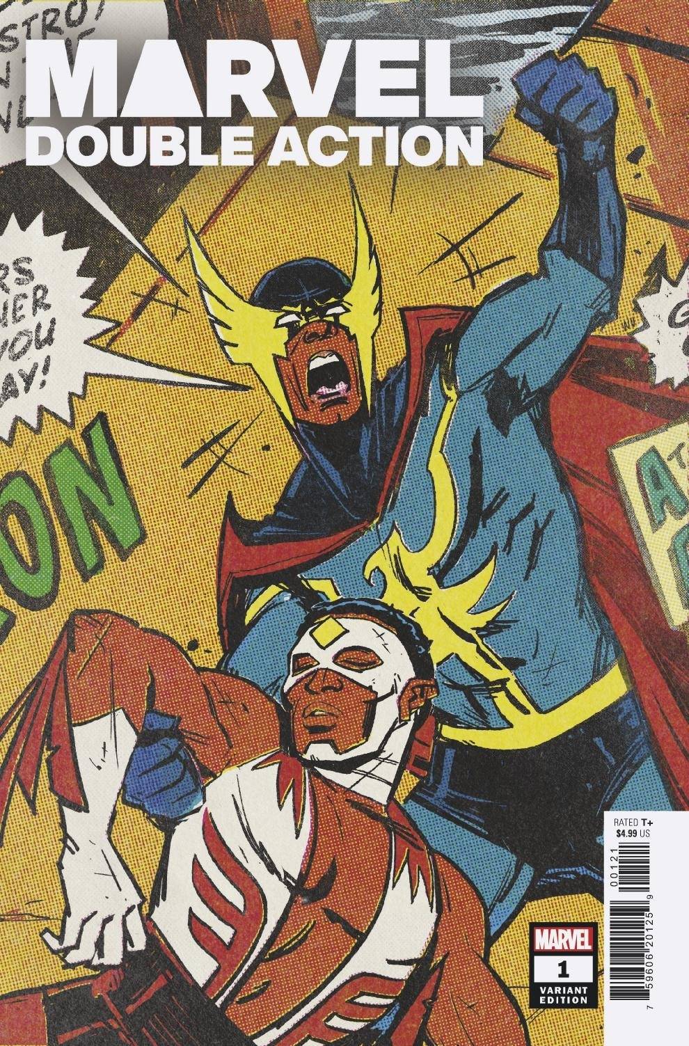 HEROES REBORN MARVEL DOUBLE ACTION #1 HEROES REBORN MARVEL DOUBLE ACTION #1