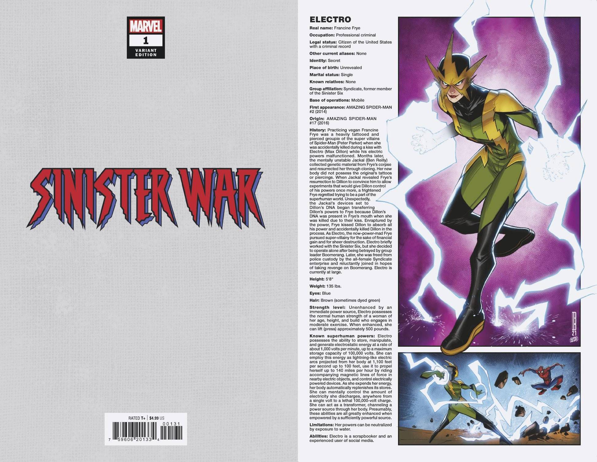 SINISTER WAR #1