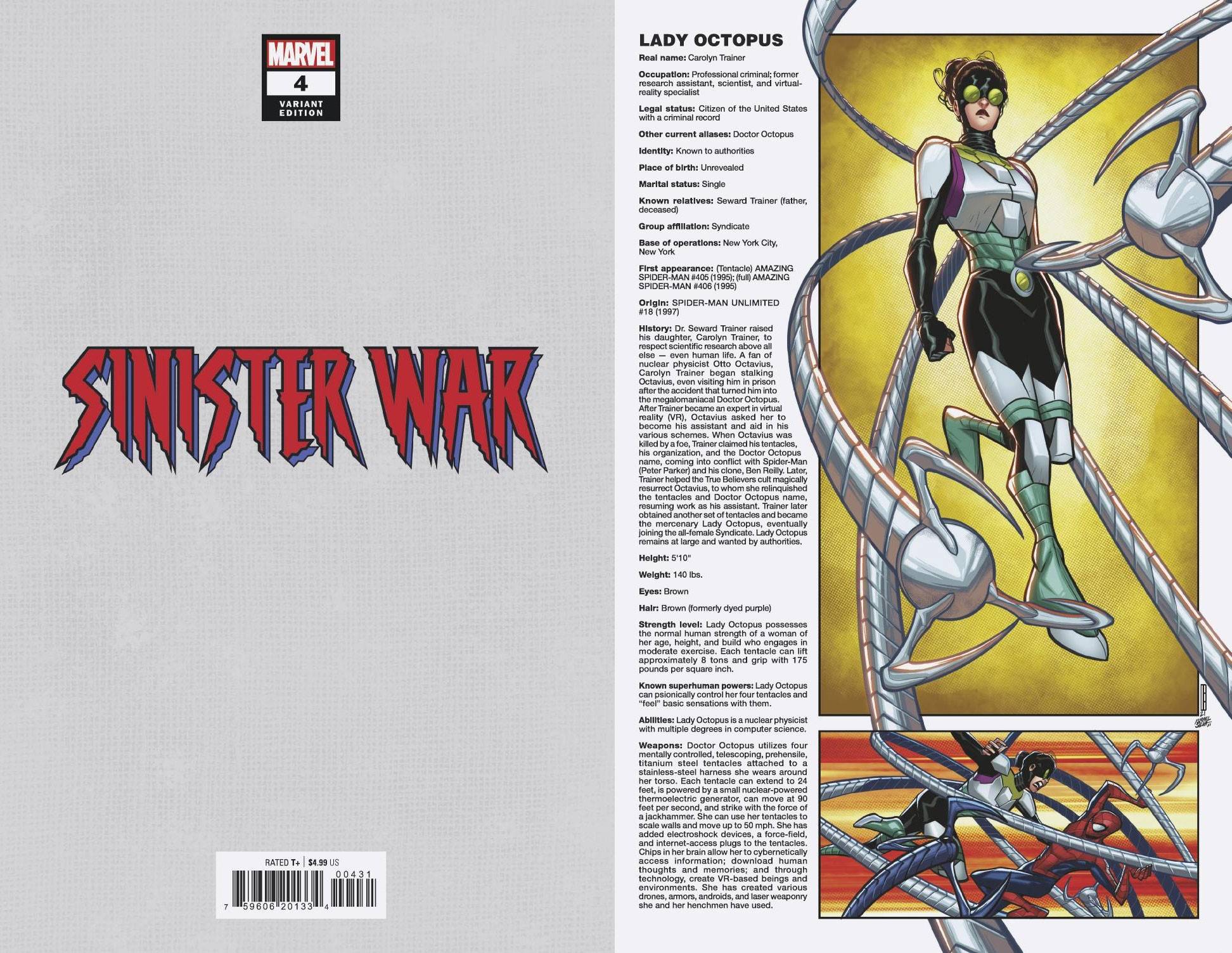 SINISTER WAR #4 SINISTER WAR #4