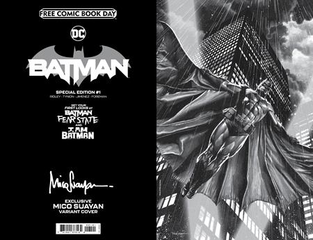 BATMAN SPECIAL FCBD 2021 EDITION (1:20) MICO SUAYAN MONOFOIL VARIANT #1