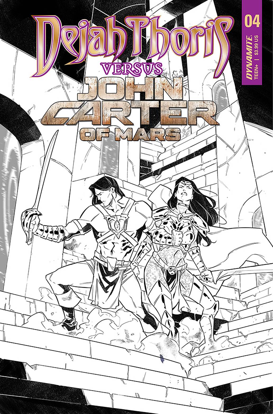 DEJAH THORIS VS JOHN CARTER OF MARS #4