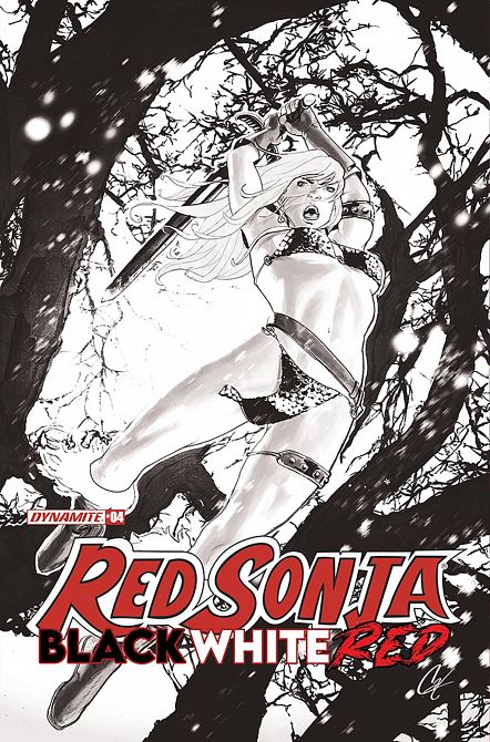 RED SONJA BLACK WHITE RED #4