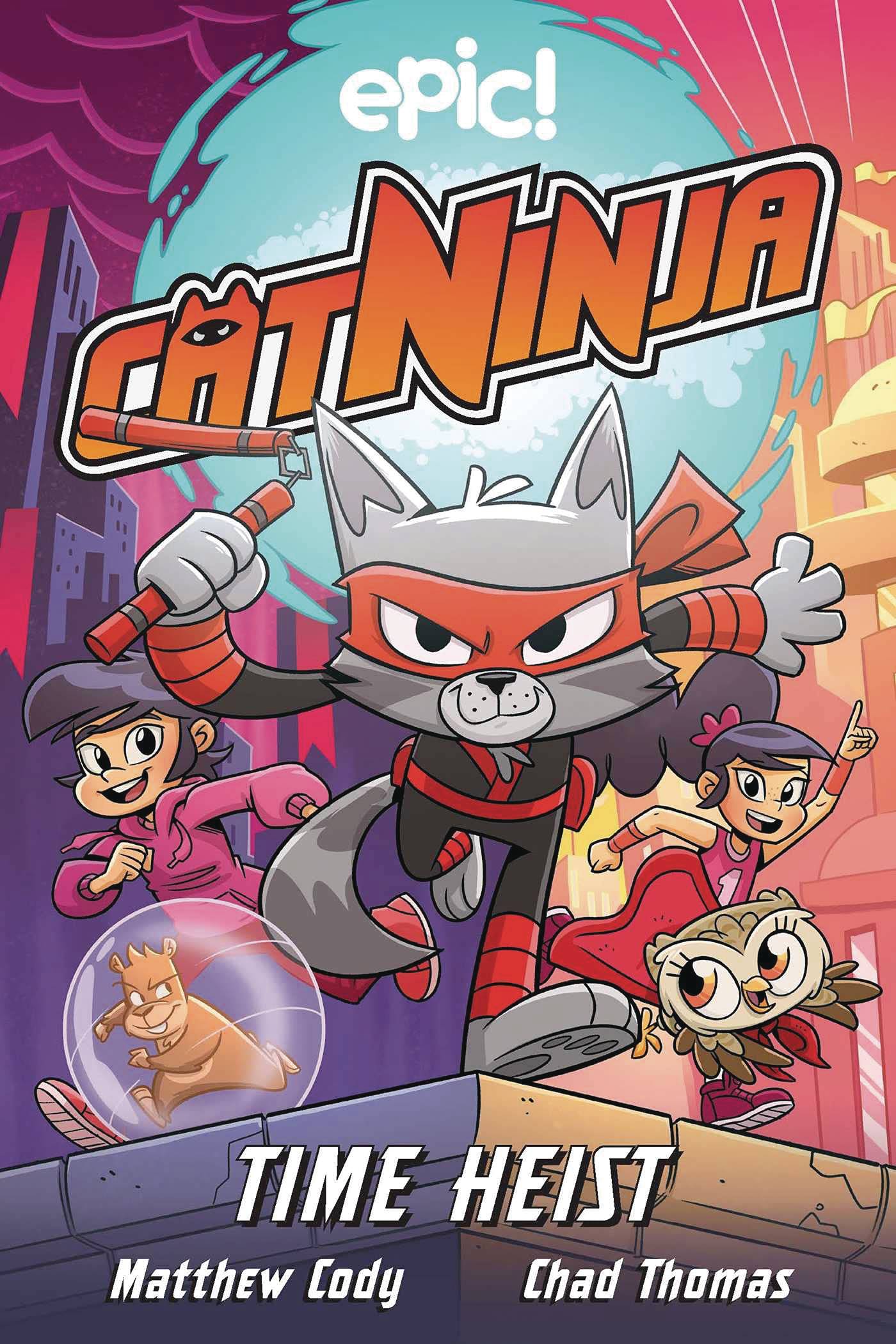CAT NINJA HC GN VOL 02 TIME HEIST CAT NINJA HC GN VOL 02 TIME HEIST