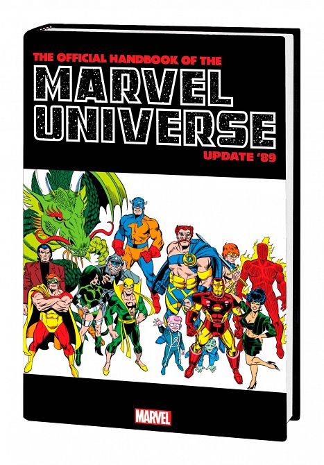 OFFICIAL HANDBOOK OF THE MARVEL UNIVERSE: UPDATE '89 OMNIBUS HC FRENZ IRON MAN C OVER [DM ONLY]