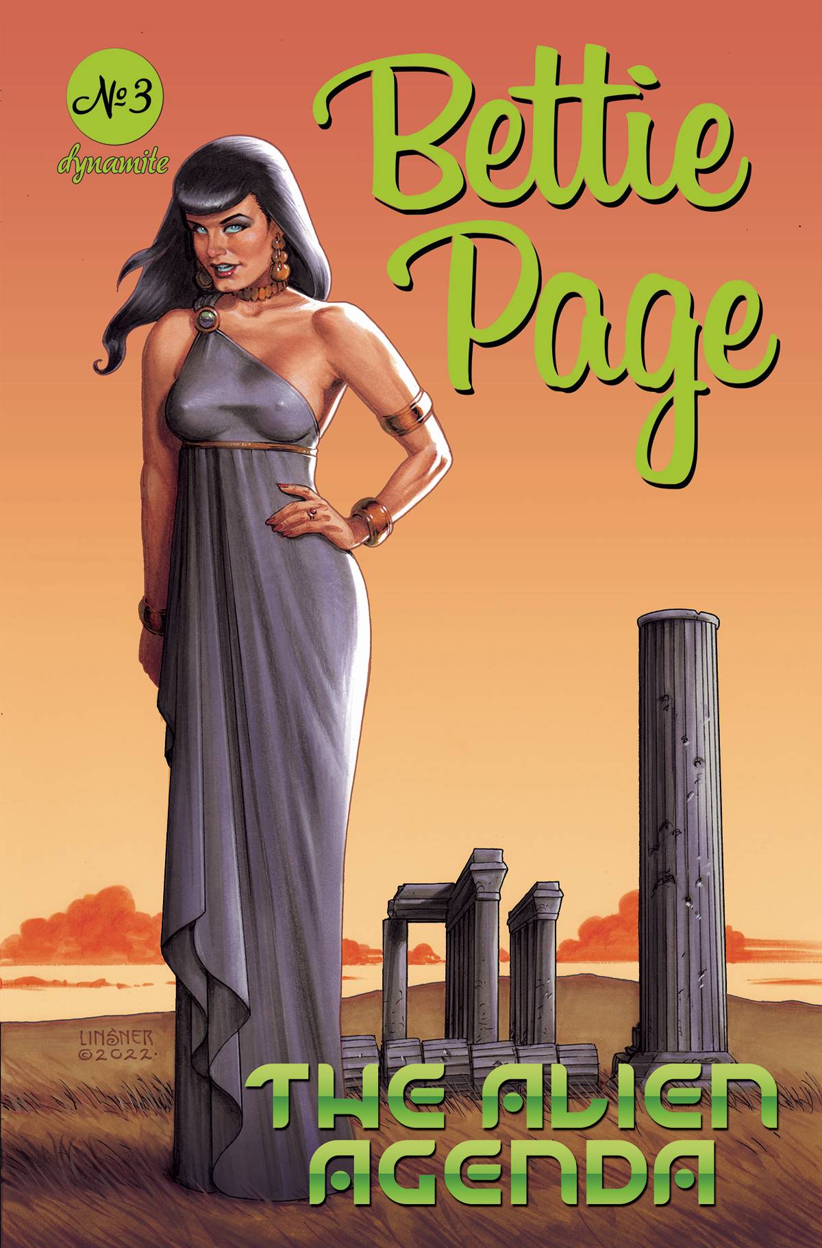 BETTIE PAGE ALIEN AGENDA #3