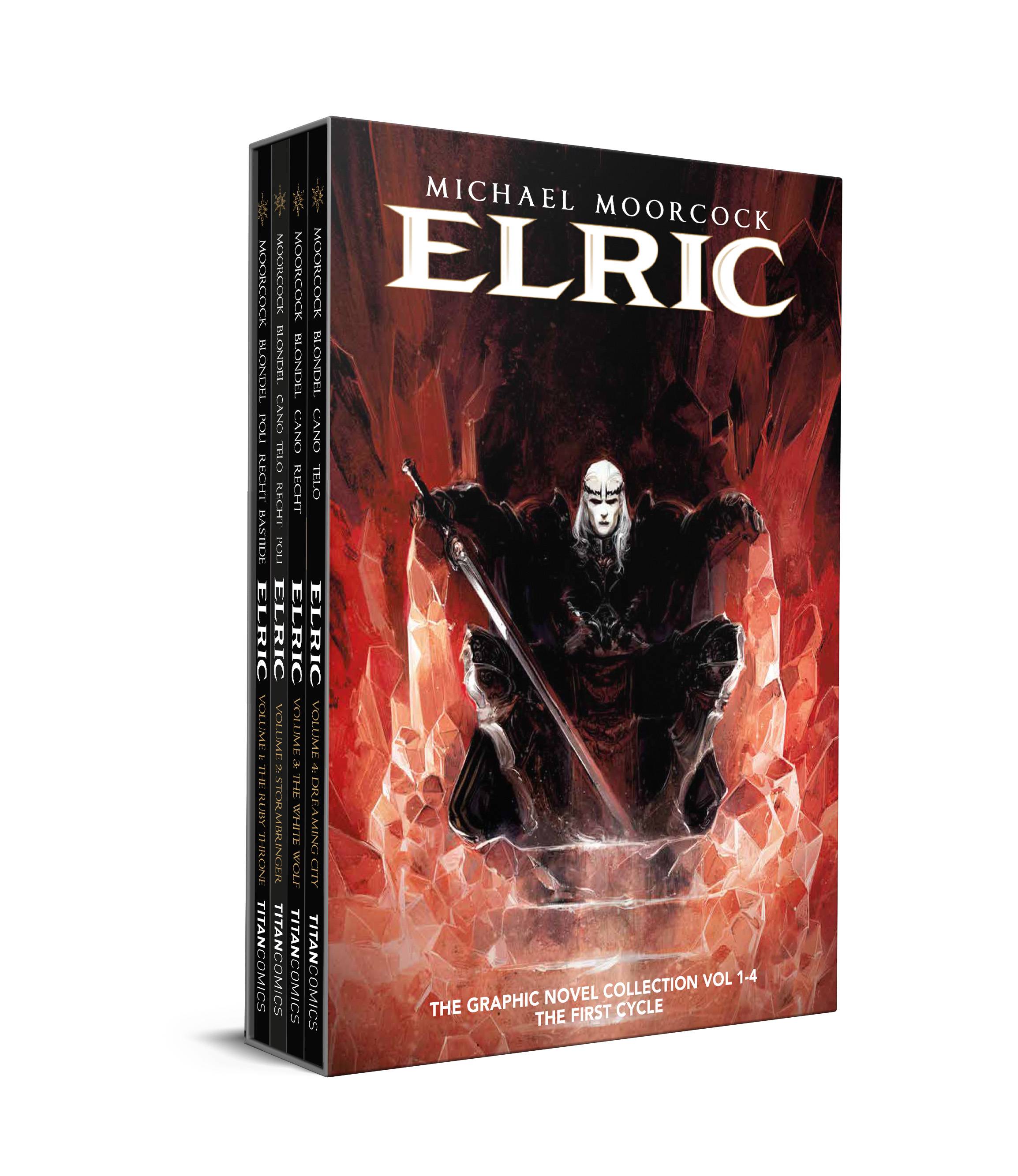 MICHAEL MOORCOCK ELRIC HC BOX SET MICHAEL MOORCOCK ELRIC HC BOX SET