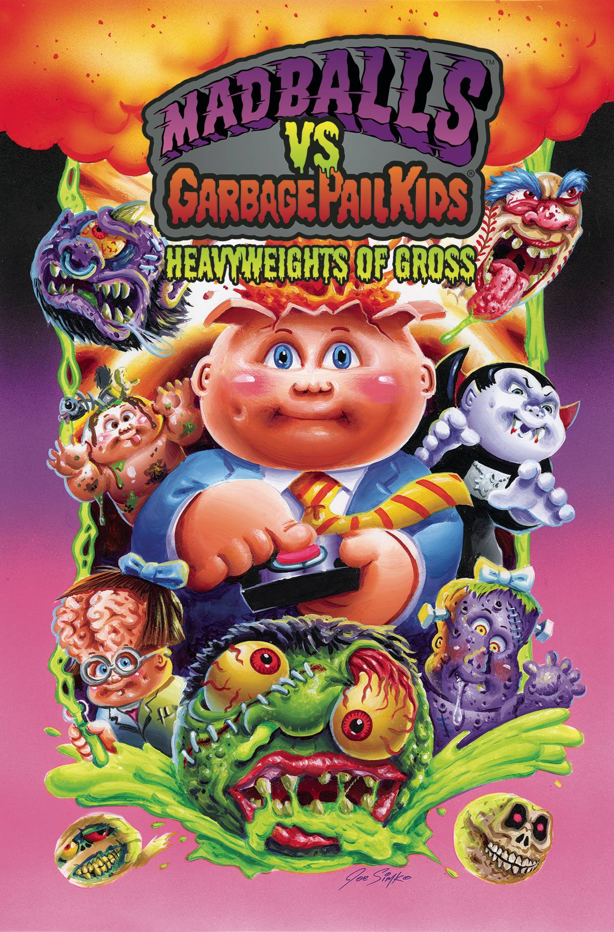MADBALLS VS GARBAGE PAIL KIDS GROSS SGN EDITION HC MADBALLS VS GARBAGE PAIL KIDS GROSS SGN EDITION HC