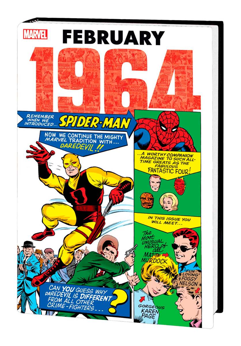 MARVEL FEBRUARY 1964 OMNIBUS HC DM VARIANT MARVEL FEBRUARY 1964 OMNIBUS HC DM VARIANT