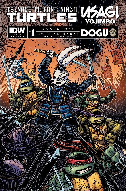 TEENAGE MUTANT NINJA TURTLES / USAGI YOJIMBO WHEREWHEN (2023)