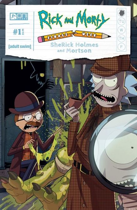 RICK AND MORTY PRESENTS FINALS WEEK SHERICK HOLMES AND MORTSON #1