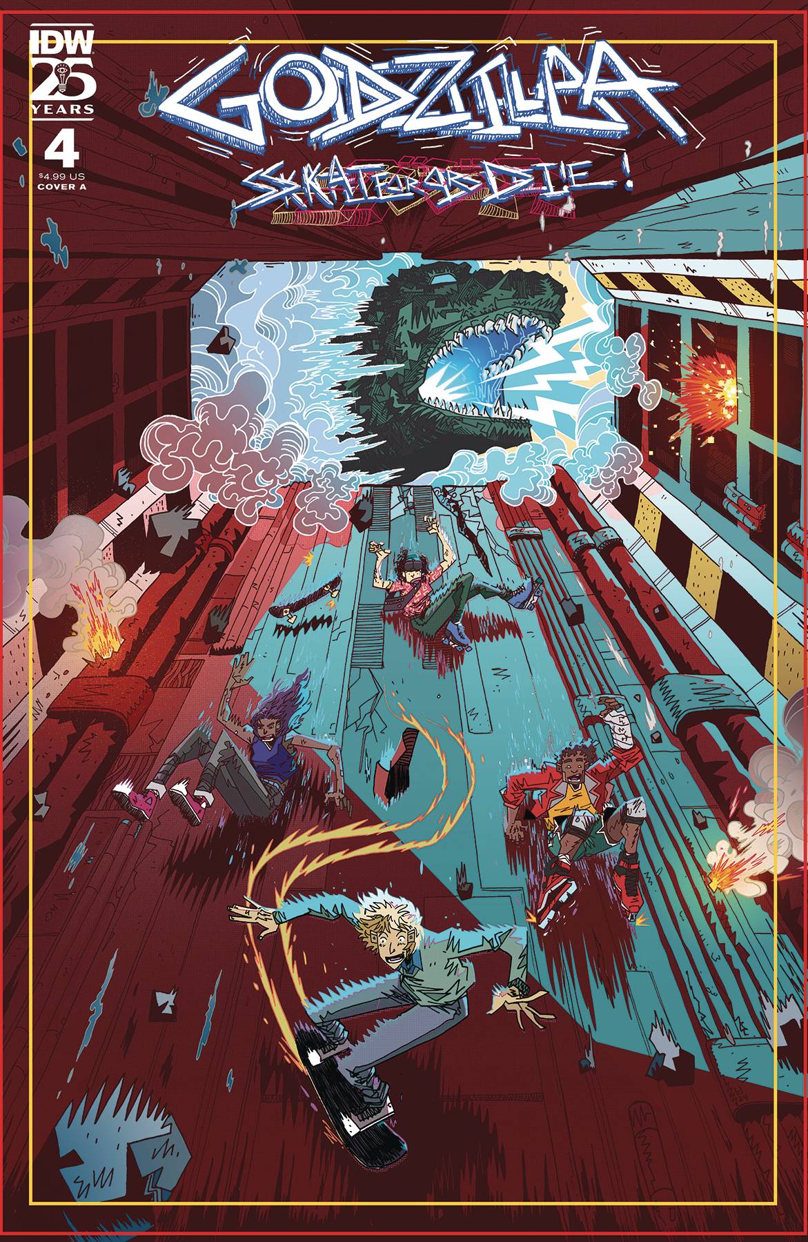 GODZILLA SKATE OR DIE #4 GODZILLA SKATE OR DIE #4