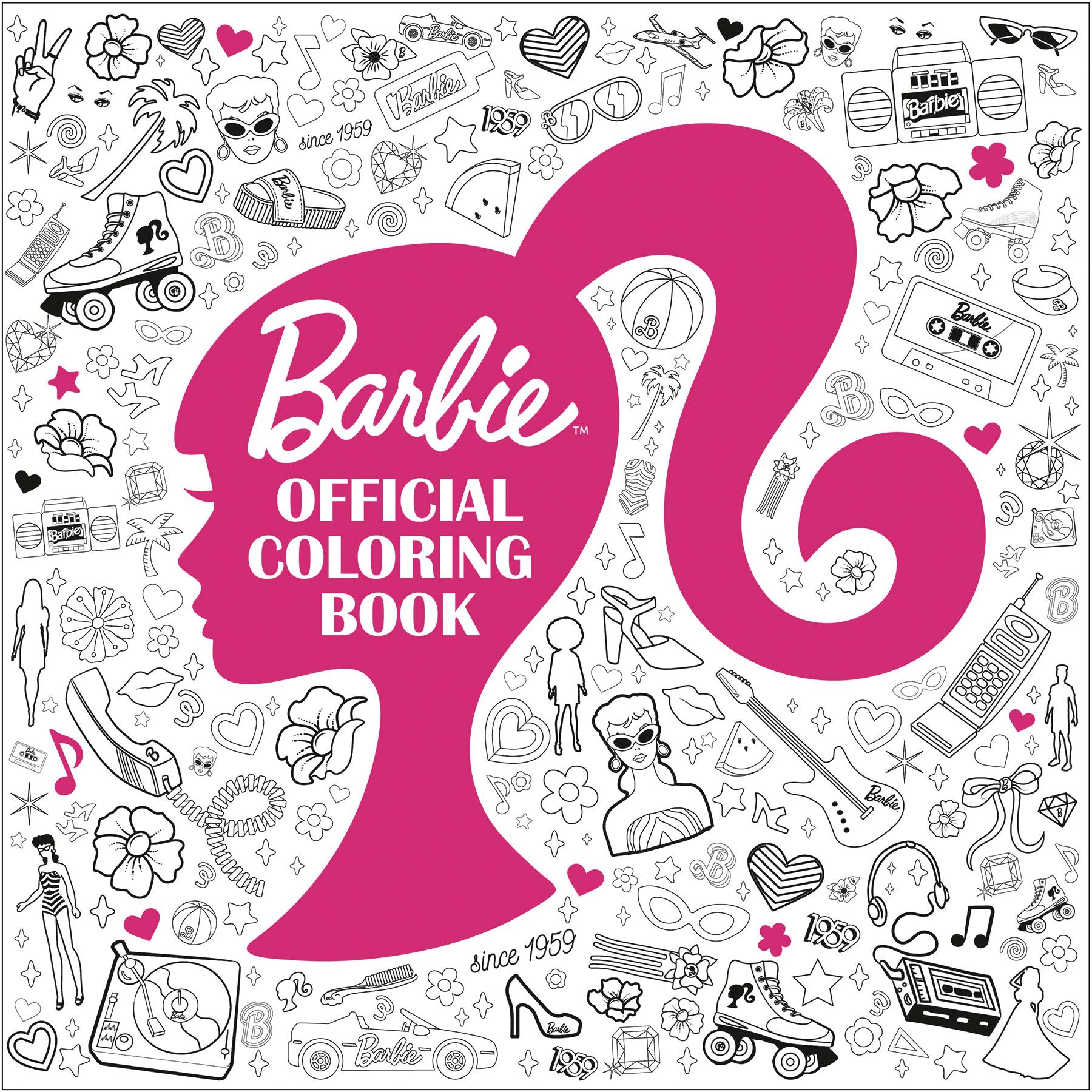 BARBIE OFFICIAL COLORING BOOK SC BARBIE OFFICIAL COLORING BOOK SC