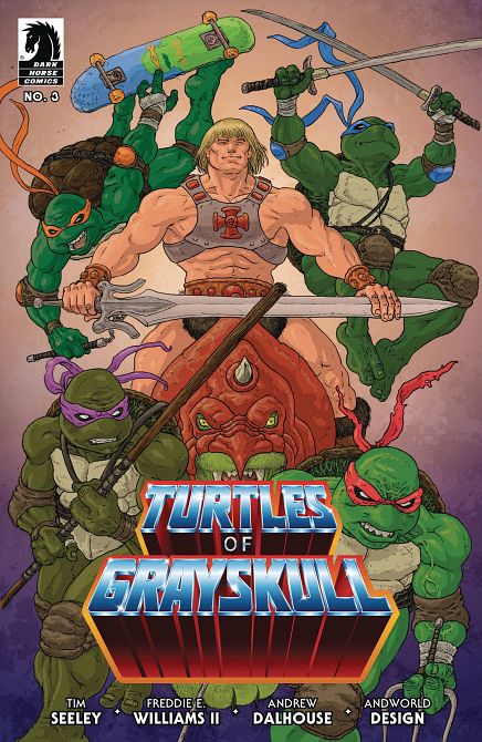 MASTERS OF UNIVERSE TMNT TURTLES OF GRAYSKULL #3