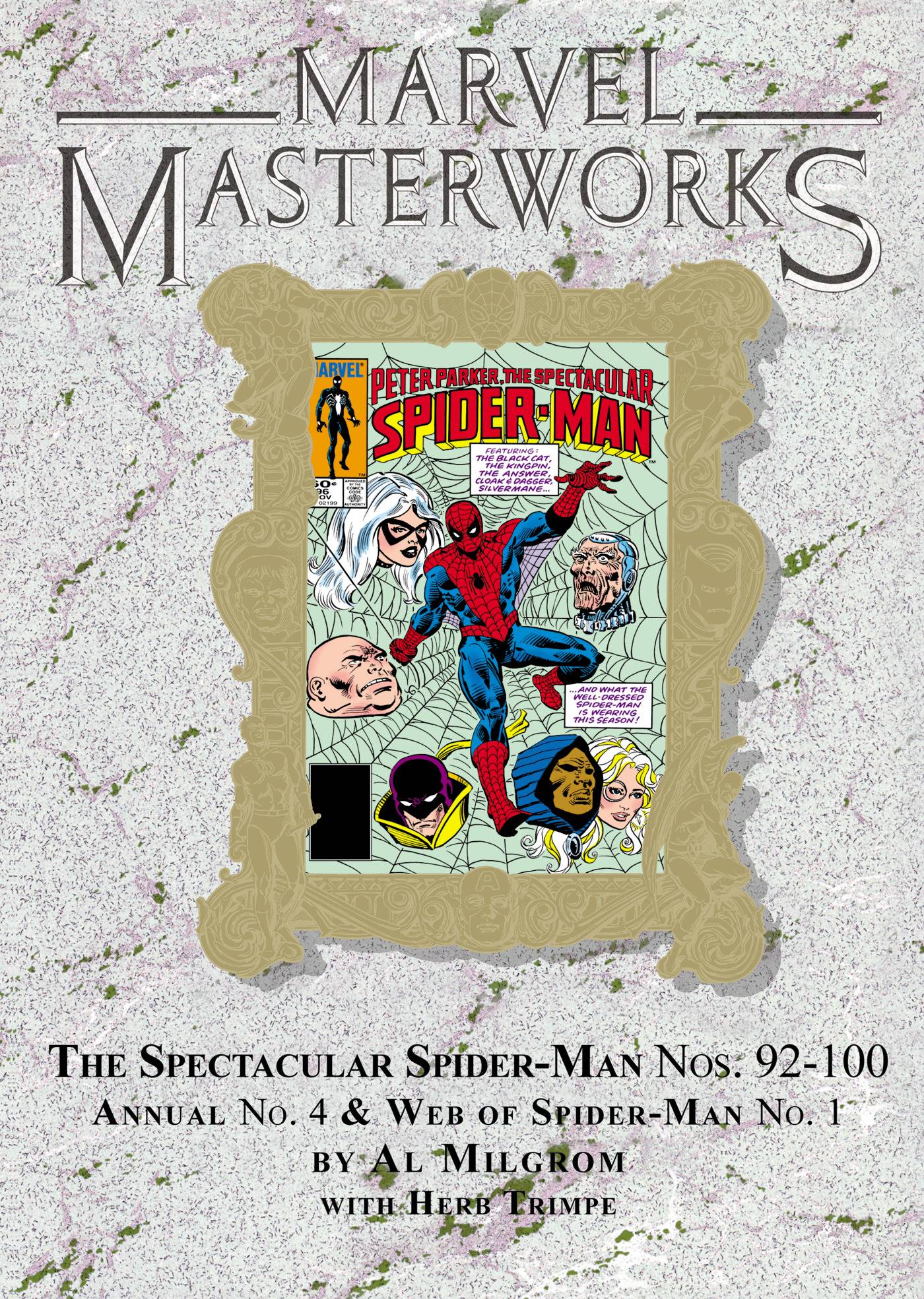 MARVEL MASTERWORKS THE SPECTACULAR SPIDER-MAN HC VOL 08 VOL 277 DM VARIANT MARVEL MASTERWORKS THE SPECTACULAR SPIDER-MAN HC VOL 08 VOL 277 DM VARIANT