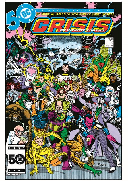 CRISIS ON INFINITE EARTHS FACSIMILE EDITION #9