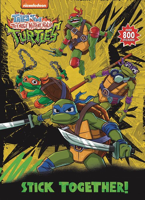 TALES OF TMNT STICK TOGETHER STICKER BOOK SC