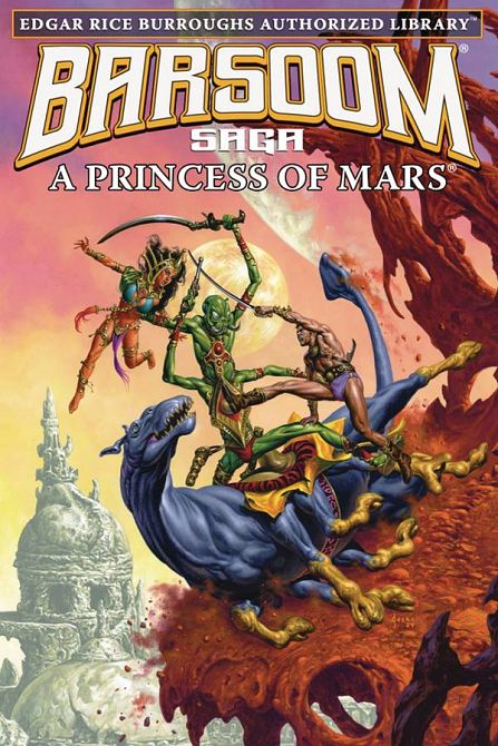 ERB AUTH LIB BARSOOM SAGA HC VOL 01 PRINCESS OF MARS