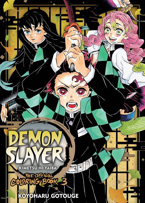 DEMON SLAYER THE OFFICIAL COLORING BOOK SC VOL 03