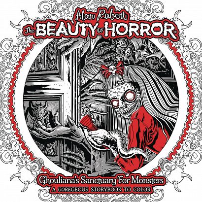 BEAUTY OF HORROR GHOULIANAS SANCTUARY COLORING BOOK SC BEAUTY OF HORROR GHOULIANAS SANCTUARY COLORING BOOK SC