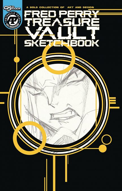 FRED PERRY TREASUE VAULT SKETCHBOOK ONESHOT CVR B GOLD FOIL FRED PERRY TREASUE VAULT SKETCHBOOK ONESHOT CVR B GOLD FOIL