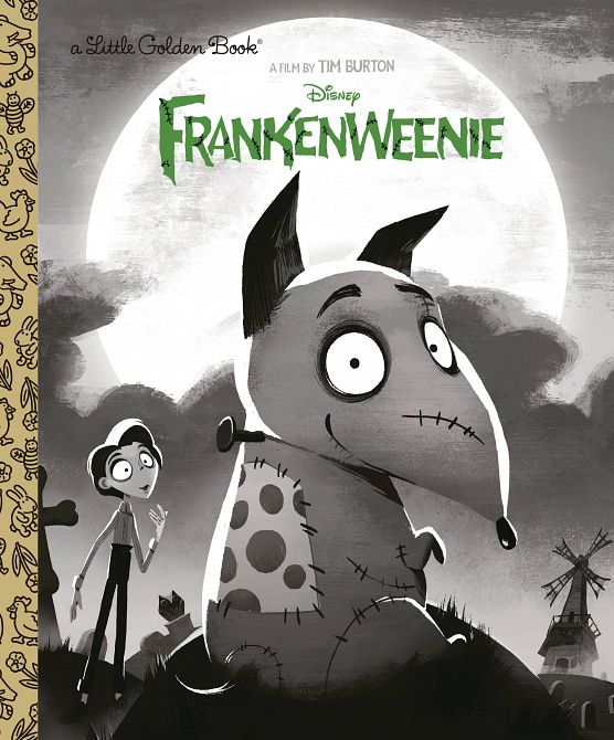 FRANKENWEENIE LITTLE GOLDEN BOOK HC FRANKENWEENIE LITTLE GOLDEN BOOK HC