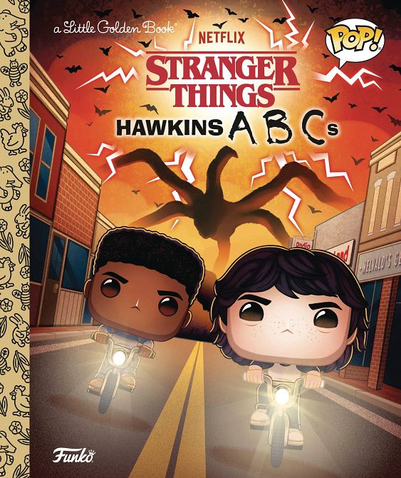 FUNKO STRANGER THINGS ABC LITTLE GOLDEN BOOK HC FUNKO STRANGER THINGS ABC LITTLE GOLDEN BOOK HC
