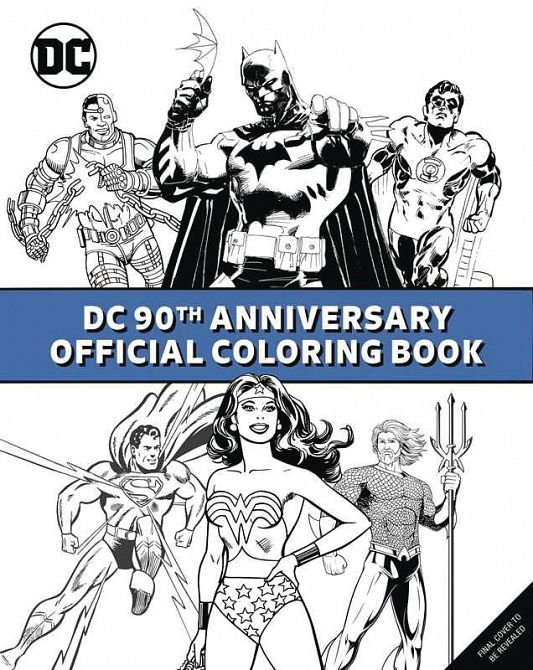 DC COMICS 90TH ANNIVERSARY OFF COLORING BOOK SC DC COMICS 90TH ANNIVERSARY OFF COLORING BOOK SC
