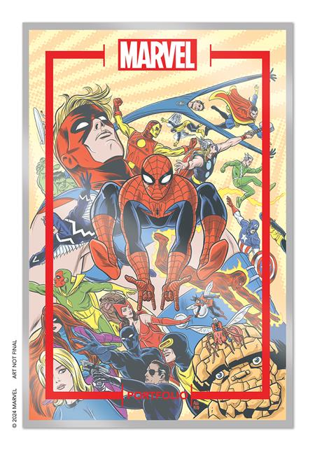 MARVEL PORTFOLIO OF MICHAEL ALLRED MARVEL UNIVERSE 12 PRINT SET #1 MARVEL PORTFOLIO OF MICHAEL ALLRED MARVEL UNIVERSE 12 PRINT SET #1