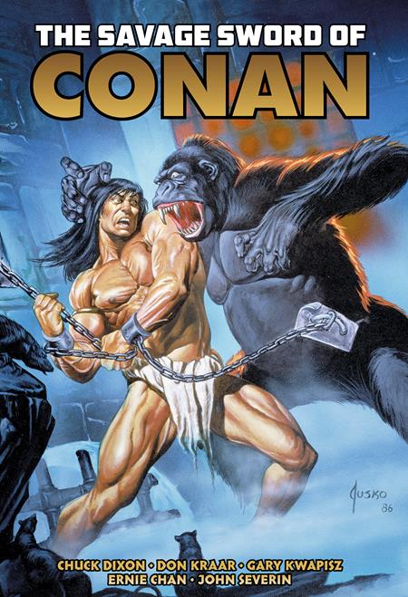 SAVAGE SWORD OF CONAN THE ORIGINAL COMICS OMNIBUS HC VOL 10 DIRECT MARKET EDITION JOE JUSKO KONG CVR SAVAGE SWORD OF CONAN THE ORIGINAL COMICS OMNIBUS HC VOL 10 DIRECT MARKET EDITION JOE JUSKO KONG CVR