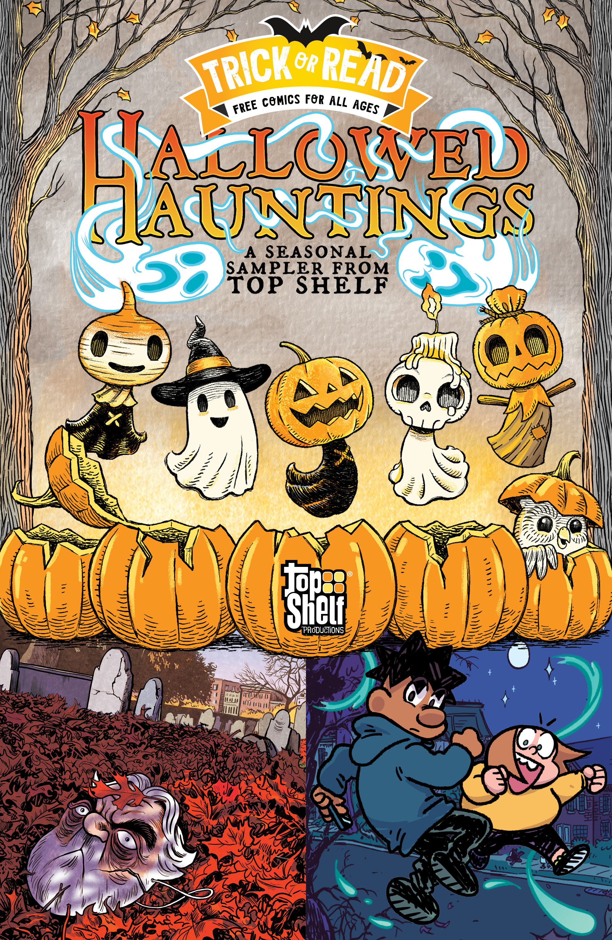 HALLOWED HAUNTINGS A SEASONAL SAMPLER FROM TOP SHELF - HALLOWEEN TRICK-OR-READ 2025