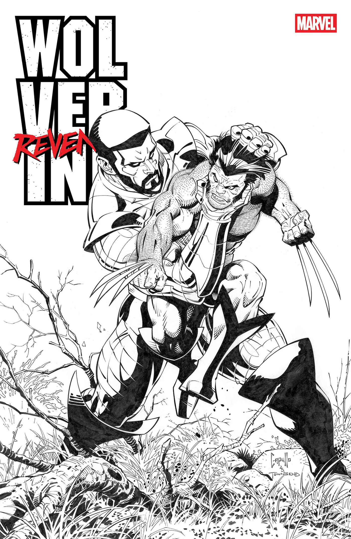 WOLVERINE REVENGE - RED BAND RAW - BLACK & WHITE EDITION #03