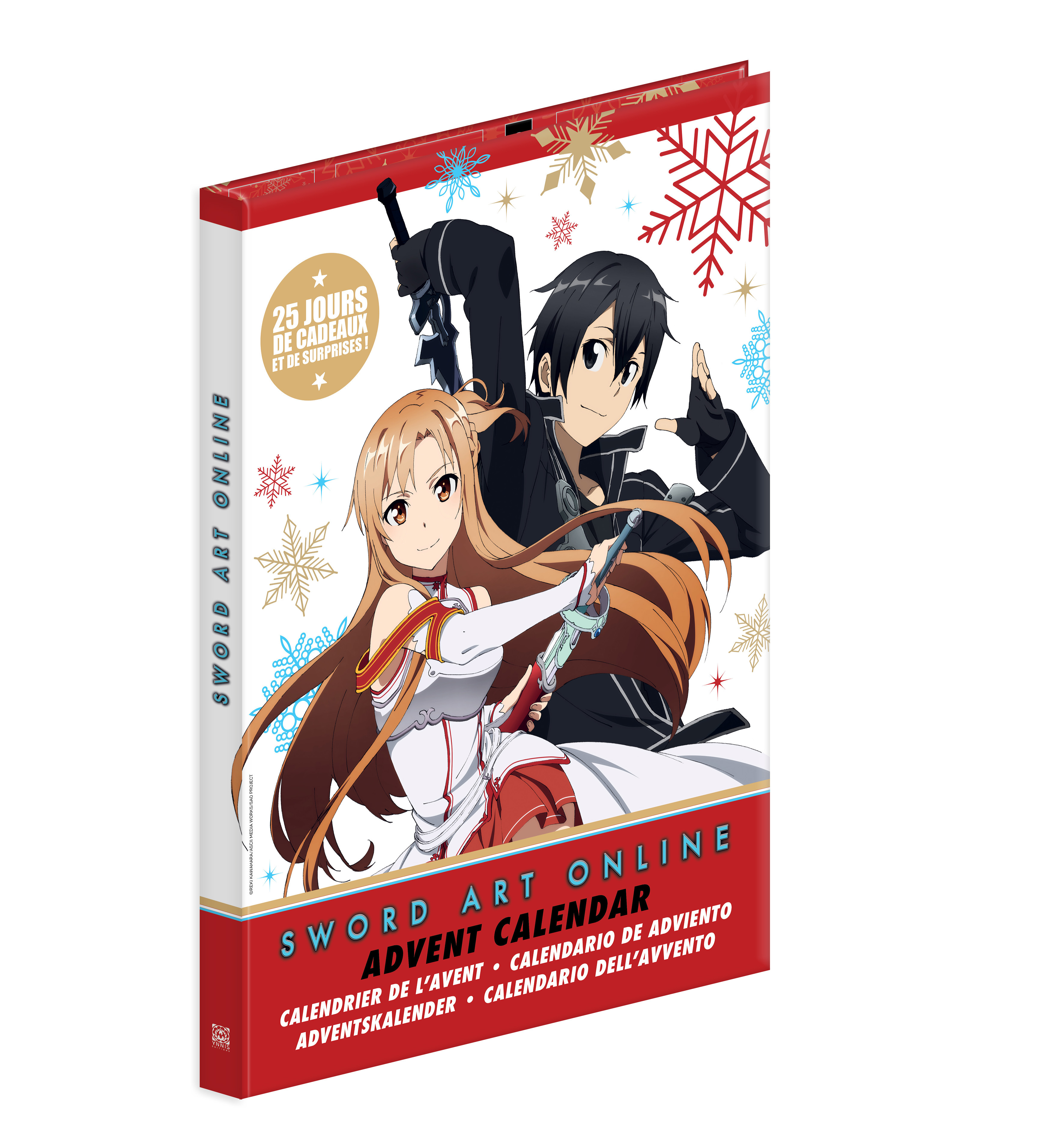 SWORD ART ONLINE THE OFFICIAL ADVENT CALENDAR 25 DAYS OF SURPRISES