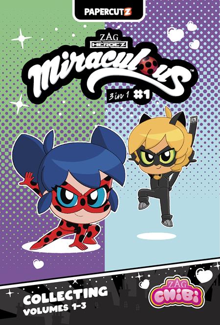 MIRACULOUS LADYBUG CHIBI 03 IN 01 TP VOL 01