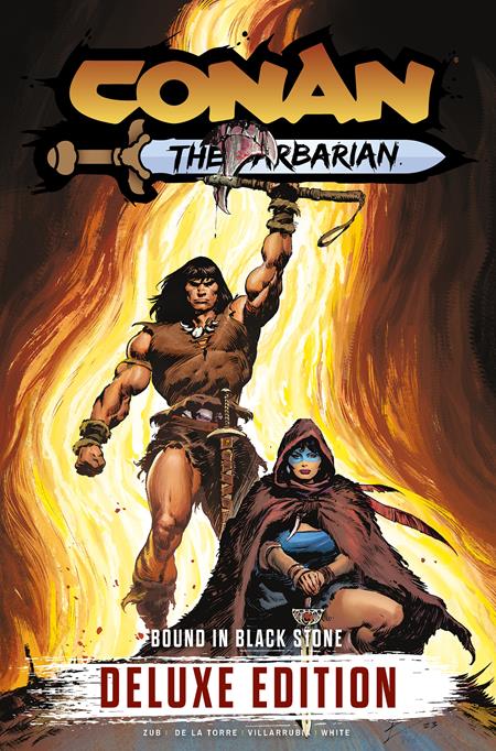 CONAN THE BARBARIAN BOUND IN BLACK STONE DELUXE EDITION HC VOL 01 REGULAR EDITION ROBERTO DE LA TORRE