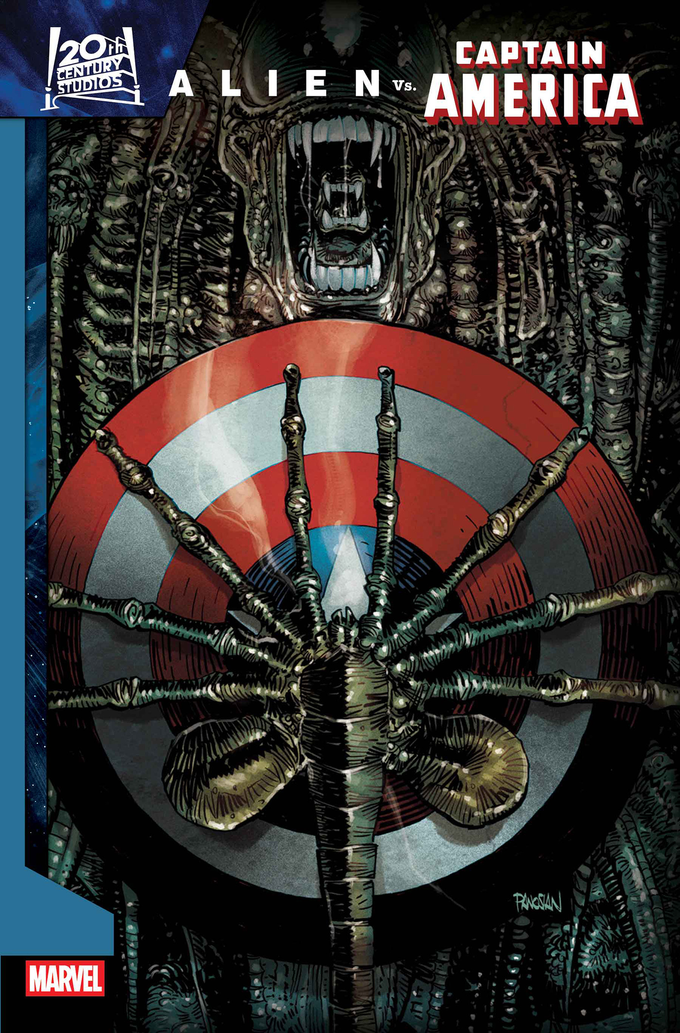 ALIEN VS. CAPTAIN AMERICA #01