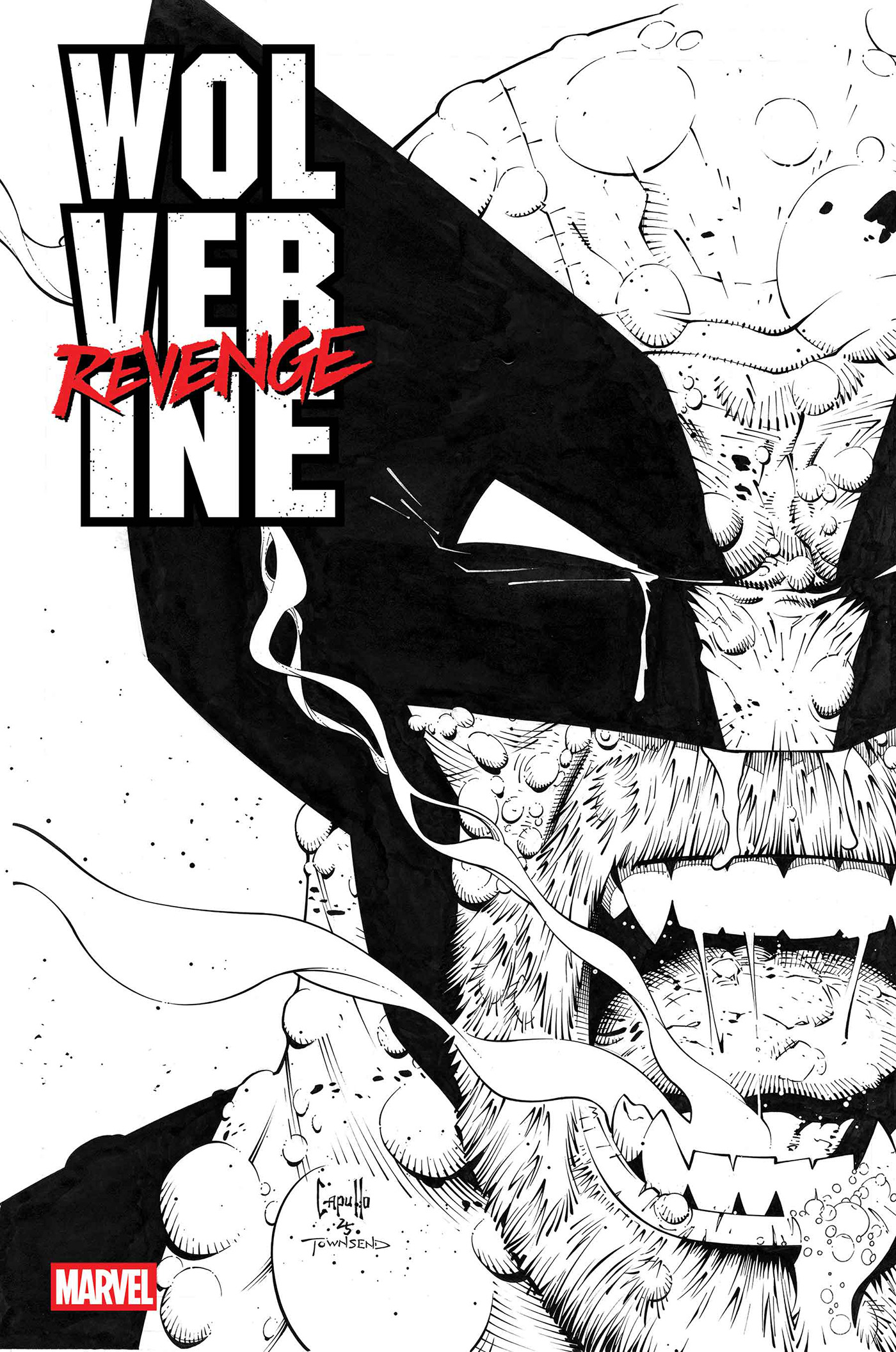 WOLVERINE REVENGE - RED BAND RAW - BLACK & WHITE EDITION #04