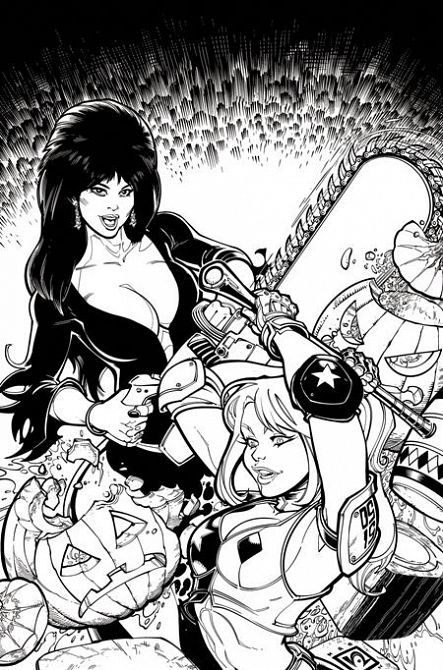 HARLEY QUINN X ELVIRA #1 HARLEY QUINN X ELVIRA #1