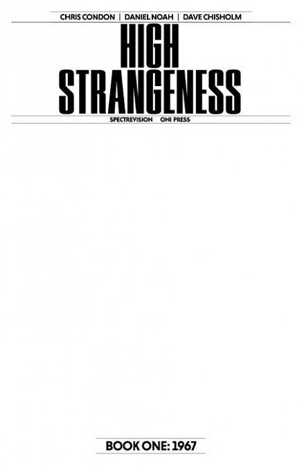 HIGH STRANGENESS #1 HIGH STRANGENESS #1
