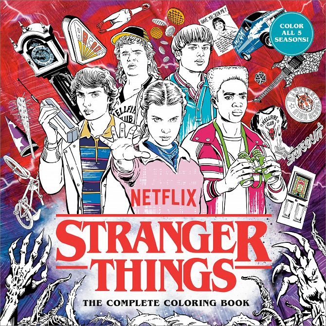 STRANGER THINGS THE COMPLETE COLORING BOOK (COLOR ALL FIVE SEASONS!) STRANGER THINGS THE COMPLETE COLORING BOOK (COLOR ALL FIVE SEASONS!)